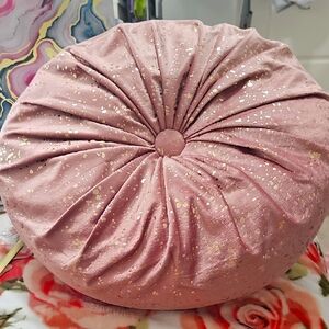 Luxurious Pink Accent Pillow